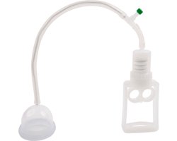 Fröhle – Vaginale Zuiger met Vinger Pomp en Drukregelaar 5 Delig – 12 cm - Transparant