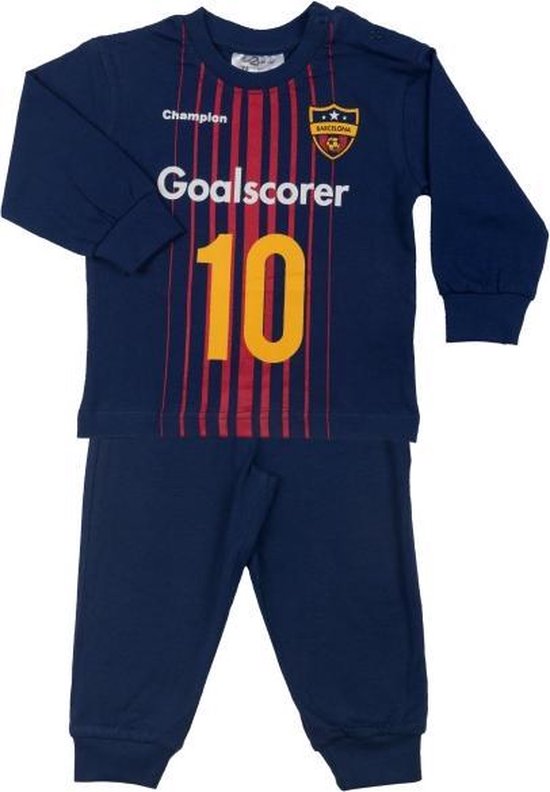 Fun2Wear Goalscorer Barcelona Pyjama - Blauw - Maat 104