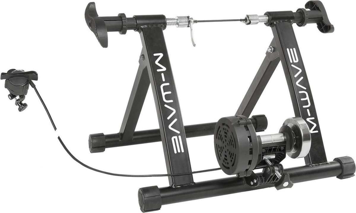 Bol.com M-wave Ergotrainer Yoke N Roll 10 - Fietstrainer - Unisex - Zwart aanbieding
