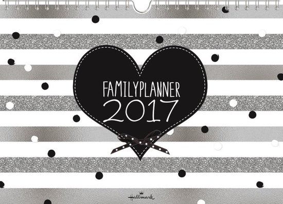 Lada wenselijk Verouderd Glitter familieplanner kalender 2017 voor 5 personen | bol.com