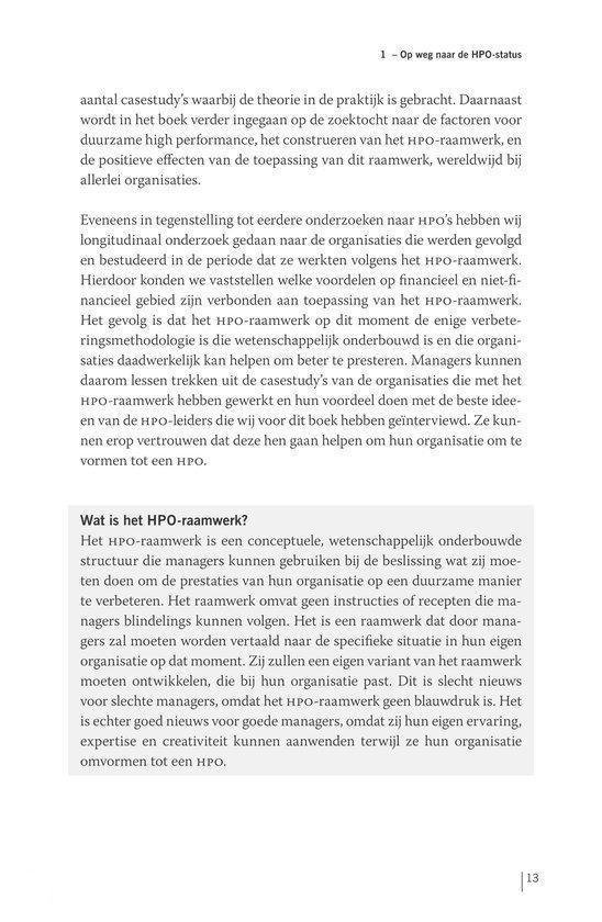 Hoe bouw je een high performance organisatie?