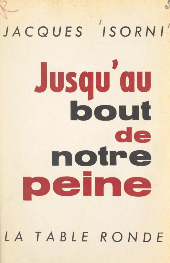 Jusqu'au bout de notre peine - cover
