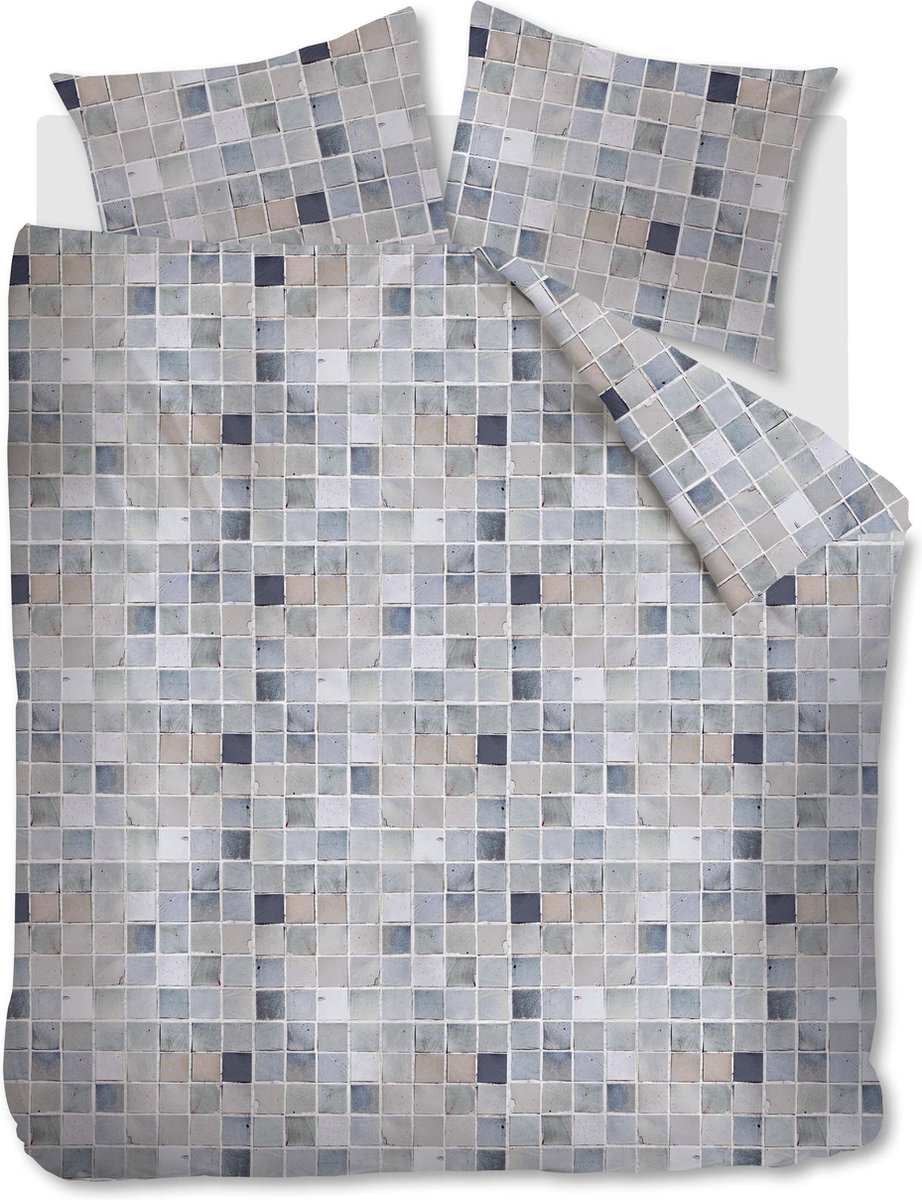 At Home Tints - Dekbedovertrek - Lits-jumeaux - 240x200/220 cm - Blauw