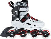 Powerslide Phuzion Inlineskates - Maat 33-36 - Unisex - wit/ zwart/ rood