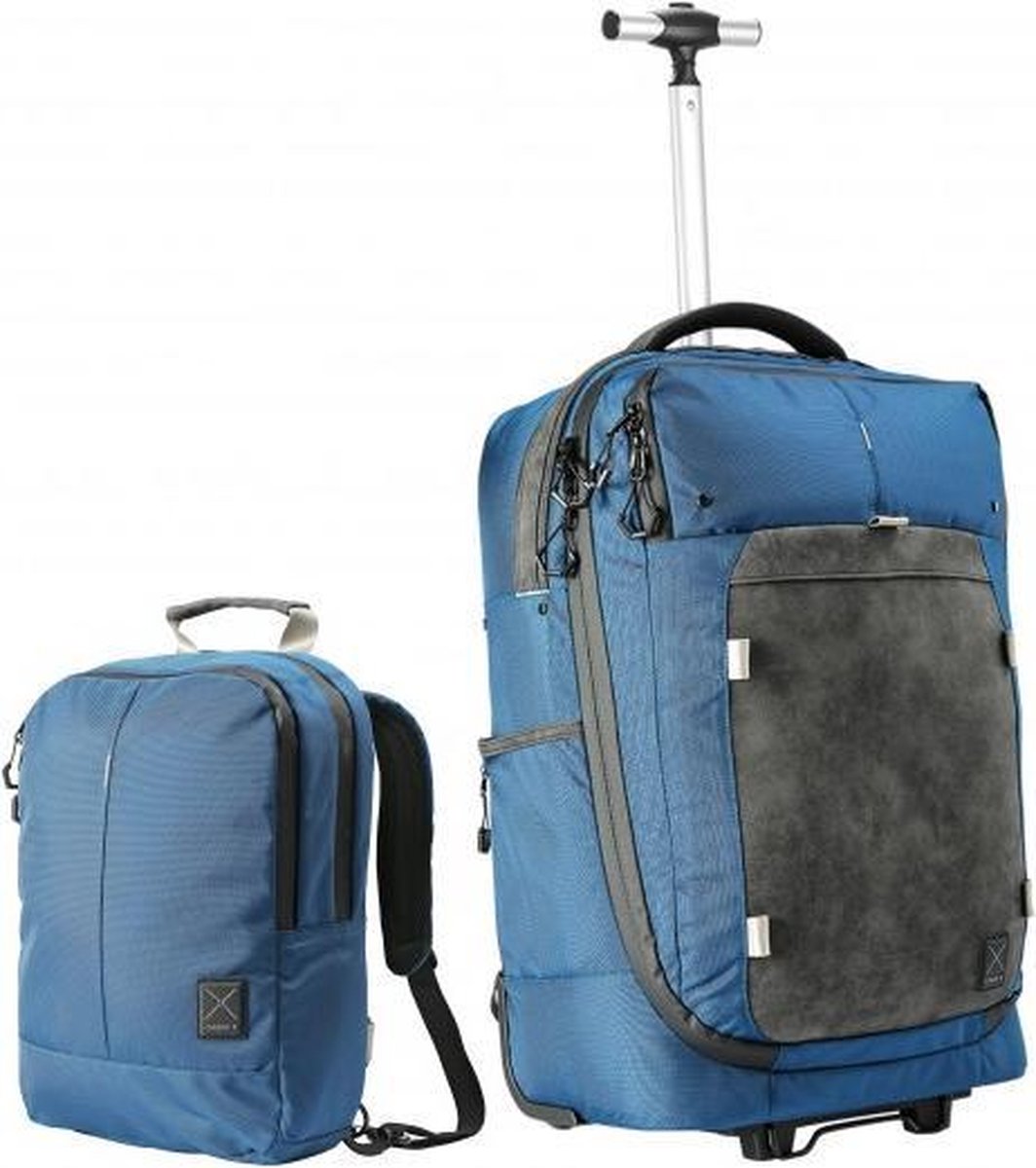 CabinMax X One Hybride Handbagage Koffer - Rugzak - Dagtas - Trolley Reistas - Handbagagekoffer 38L