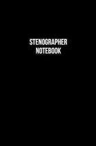 Stenographer Notebook - Stenographer Diary - Stenographer Journal - Gift for Stenographer