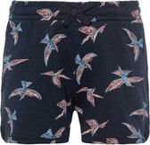 Name it short meisjes - donkerblauw - NMFvigga vogels - maat 92