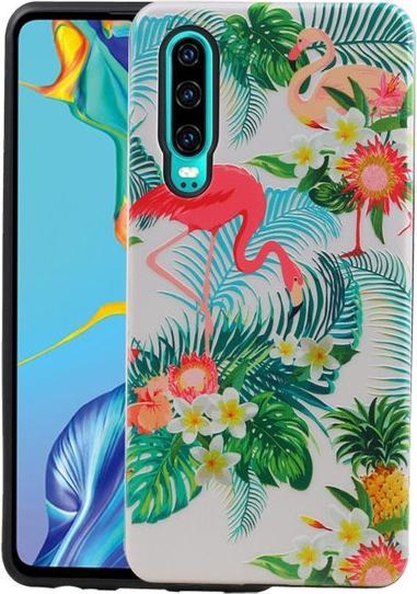Flamingo Design Hardcase Backcover voor Huawei P30