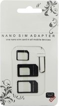 SIM card adapter set | Sim-kaart vervangen | Micro SD | Naald |