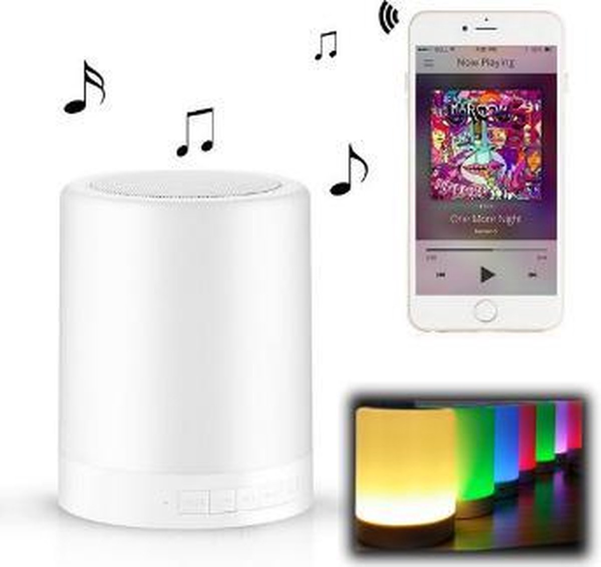 Bluetooth speaker met WW/RGB lamp | bol.com