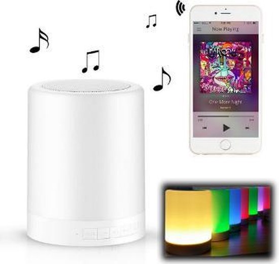 paneel Sandalen sap Bluetooth speaker met WW/RGB lamp | bol.com