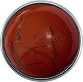 Quiges - Bouton pression 18 mm Natuursteen Rouge - EBCM224