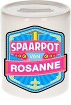 Kinder spaarpot voor Rosanne   - keramiek - naam spaarpotten