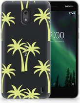 Nokia 2 Uniek TPU Hoesje Palmtrees