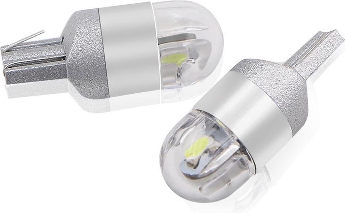 Voorwaardelijk Invloed correct W5W T10 LED Helder wit - 2 stuks - Stadslicht - Steeklampje auto - lamp -  12V 5W - 2... | bol.com