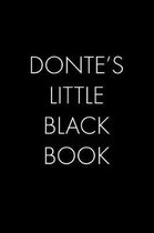 Donte's Little Black Book