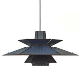 Van Tjalle en Jasper | PM5 hanglamp - Blue / Pink | MDF (hout) | Blauw / Roze | E27 fitting | Scandinavische stijl | Sfeervol licht | Schemerlamp | Uniek Dutch Design | Bouwpakket