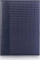 Shop4 - iPad Pro 10.5 Hoes - Book Cover Krokodil Donker Blauw
