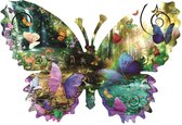 Legpuzzel - Contourpuzzel - 1000  XXL stukjes - Forest  Butterfly- SunsOut