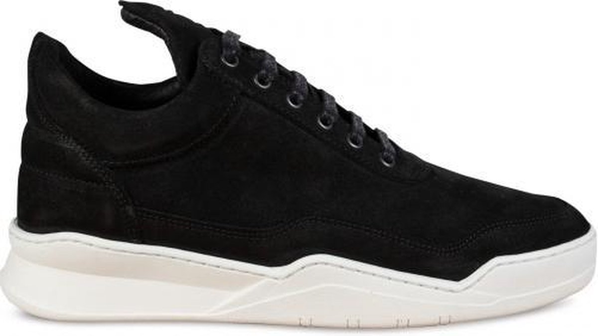 Filling Pieces Low Top Ghost Waxed Suede Black-44 | bol.com