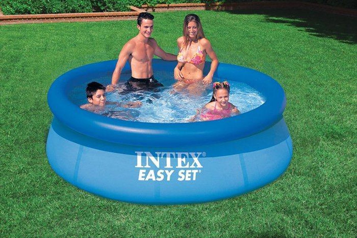 Eik Pas op Helm Intex Opblaaszwembad Easy Pool Set 244 X 76 Cm Blauw excl pomp | bol.com
