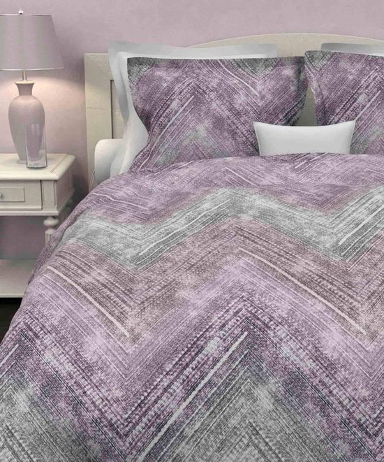 Heckettlane Anise Dekbedovertrek - Litsjumeaux XL - 260x200/220 cm - Paars/Roze