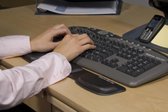Fellowes polssteun toetsenbord Health-V Fabrik, ergonomisch, zwart