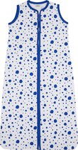 Meyco Dots babyslaapzak - 70 cm - bright blue
