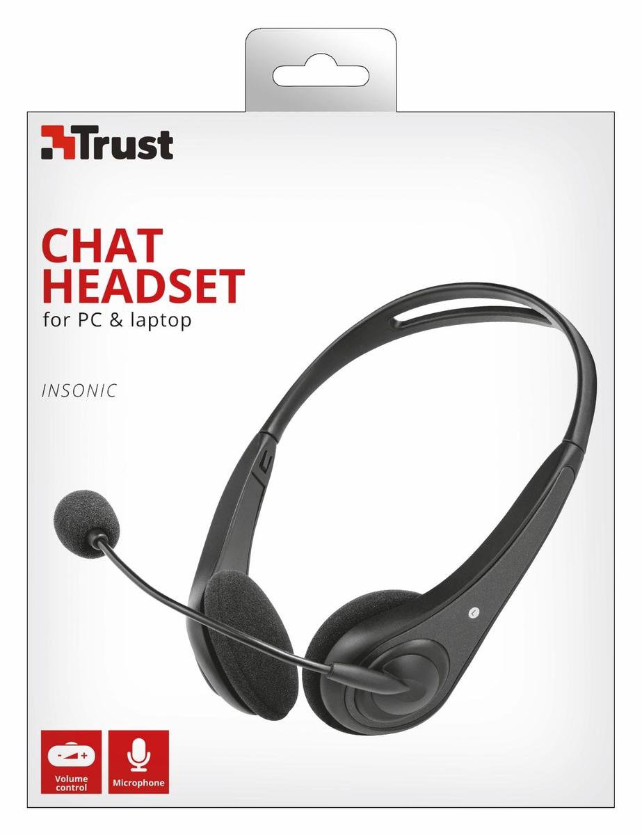 Trust InSonic - Chat Headset | bol.com