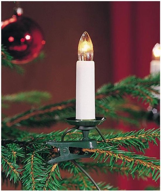 Kerstverlichting / Kerstboomverlichting met 25 Kaarslampjes (12 meter) |  bol.com