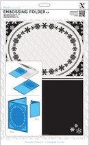 A4 Embossing Folder - Snowflake Frame