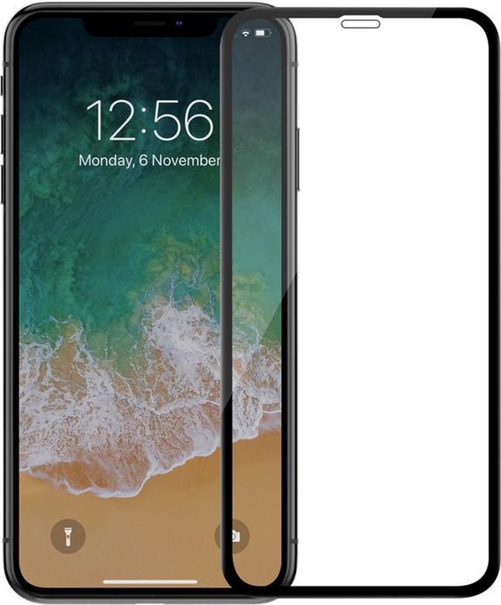 Nillkin FullFace Tempered Glass 3D CP+MAX iPhone XR (6.1'') - Zwart
