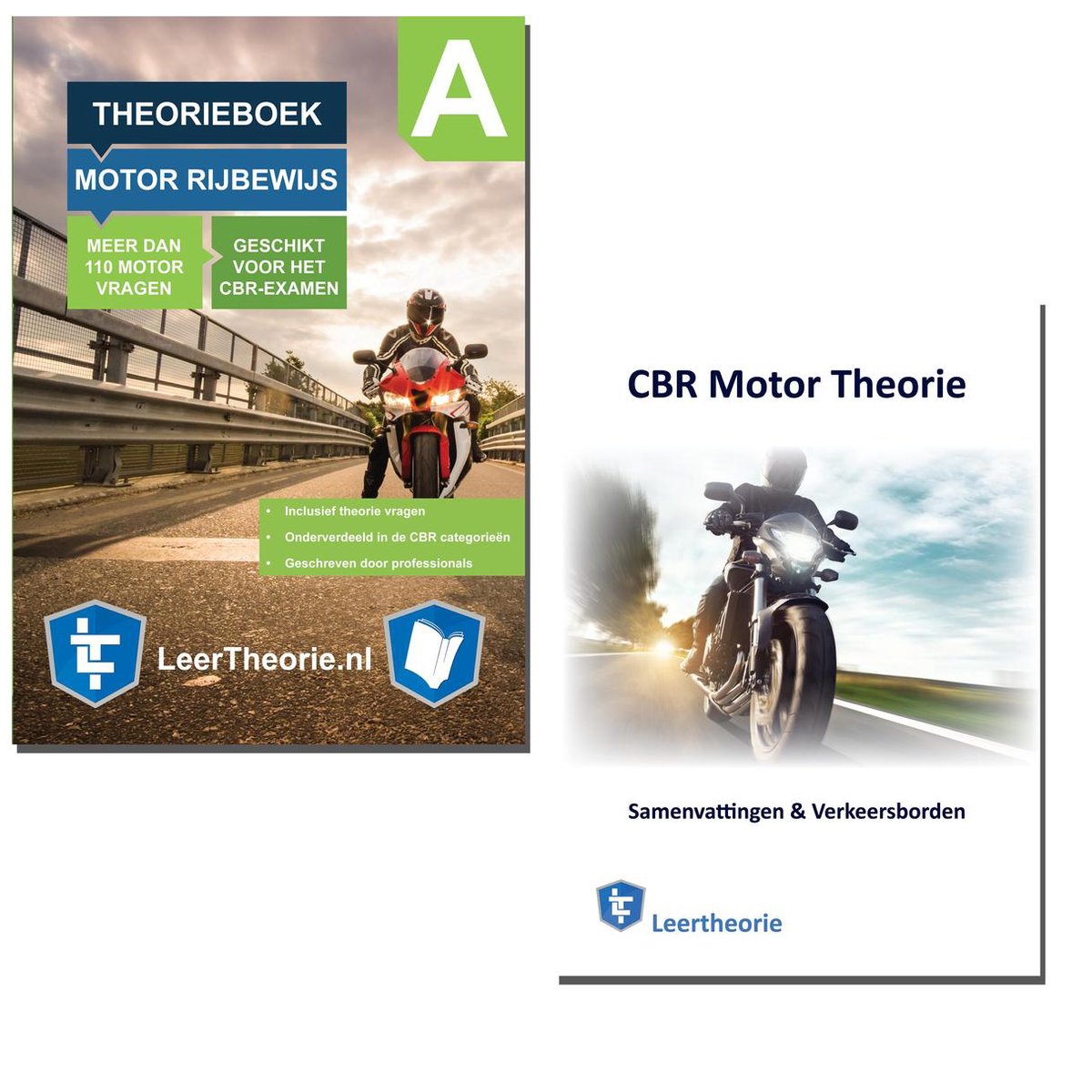 MotorTheorieboek 2022 - Rijbewijs A - met Samenvatting voor Rijbewijs A - LeerTheorie - LeerTheorie BV