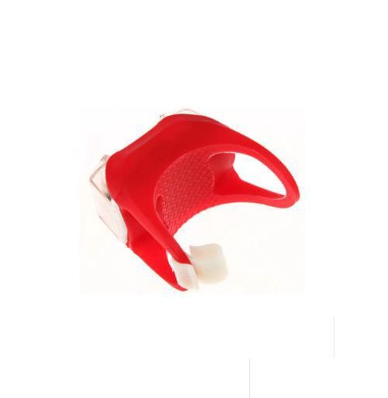 Duo LED silicone fietsachterlicht - afneembaar en eenvoudige bevestiging - rood achterlicht fiets met duo LED — afbeelding 2