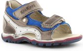 Kickers - Jongens - Kinderschoenen - Sandalen - Leder - Grijs - Blauw - Groen- Maat 21