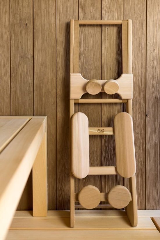 HaLu Sauna rugsteun met hoofdsteun (Red Cedar)