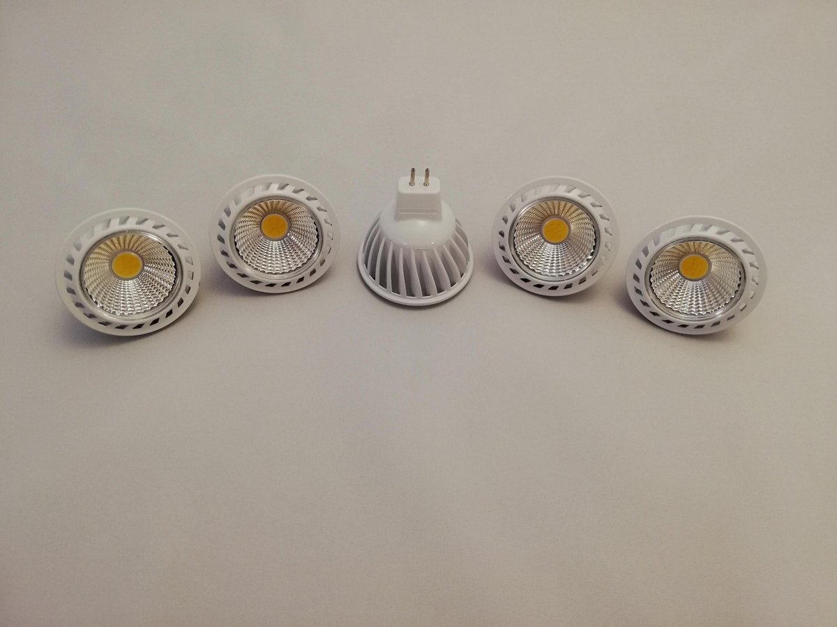 Verplicht Peregrination tand MR16 LED spot 12V 5W dimbaar ( set 5 ) | bol.com
