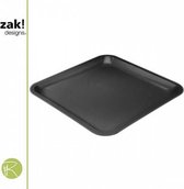 Zak!Designs Seaside Dinerbord - 26 cm x 26 cm - Zwart