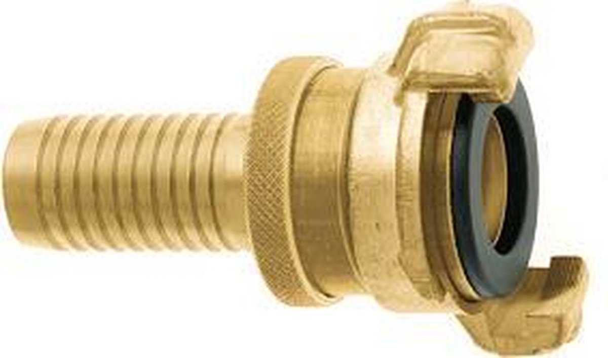 Geka Koppeling met Slangtule Ø25mm (nastelbaar) - Messing - NBR