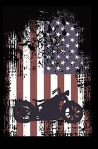 American Flag Motorcycle Travel Journal