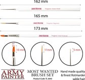 The Army Painter Wargamer Most Wanted Brush Set, Set of 3 Miniature Paint Brushes, Insane Detail, Regiment, and Small Drybrush