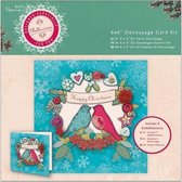 6 x 6'' Decoupage Card Kit - Bellissima Christmas
