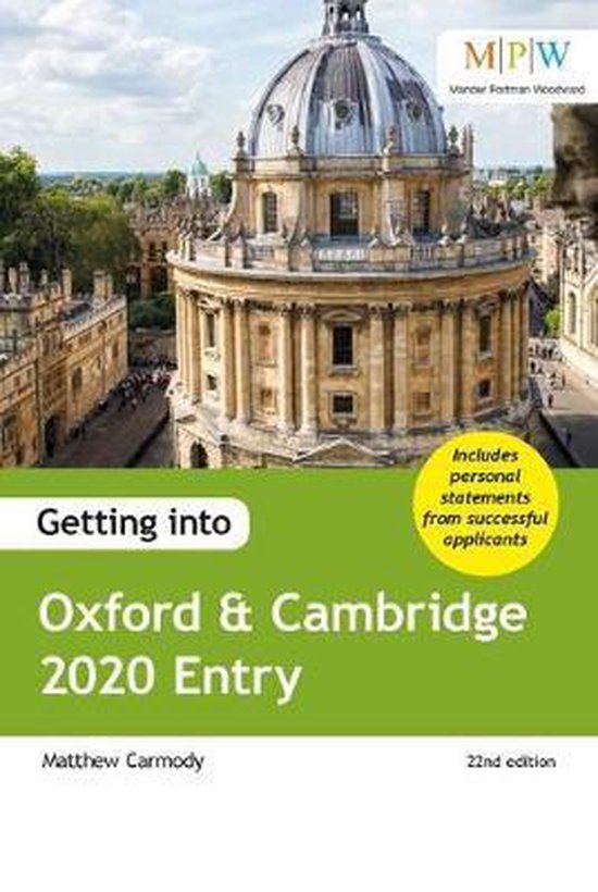 Getting into Oxford & Cambridge 2020 Entry - cover