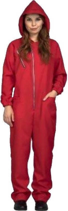 My Other Me Overall met capuchon vrouw - Rood - M/L | bol.com