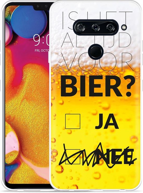 LG V40 Hoesje Is het al tijd voor bier?