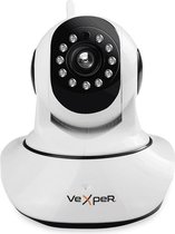 VeXpeR - Beveiligingscamera - Baby Monitor Wifi Camera met Nacht Visie - Wit