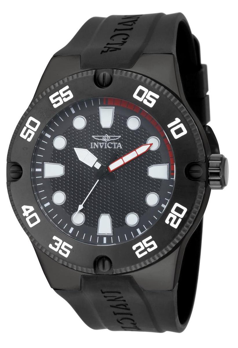Invicta Pro Diver 18026: Orologio Uomo Quarzo 52mm - Nero E Acciaio, Resistente E Sportivo
