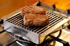 foto van IRONCHEF Lavastenen Grill - Geschikt Voor Gasfornuis - Barbecue - BBQ - Grillplaat - Grilplaat - Bakplaat - Grillpan