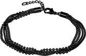 iXXXi Jewelry Armband Snake Ball Slim zwart 17-20cm