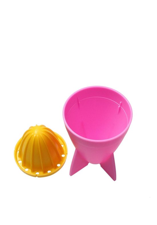 Present Time Citruspers - Sinaasappelpers 18cm - Juicer Rocket - Matthias Zschlager Design - Sapmaker - Roze van Present Time (Pt,) — afbeelding 3